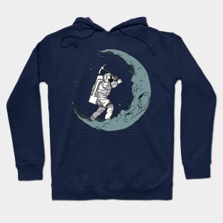 Astronaut moon digger Hoodie